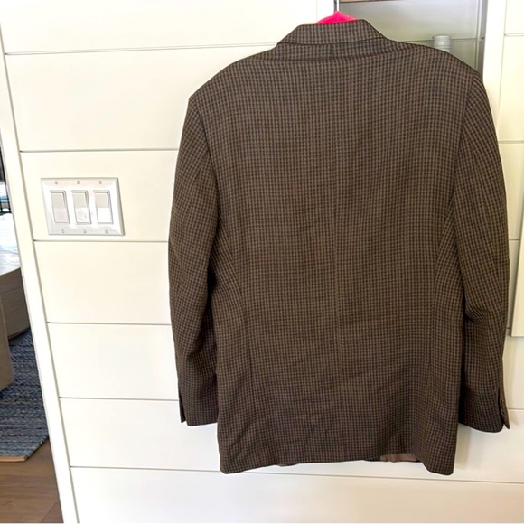 Men’s Oleg Cassini Brown Sport Coat Classic Fit Size 44L - Picture 2 of 5